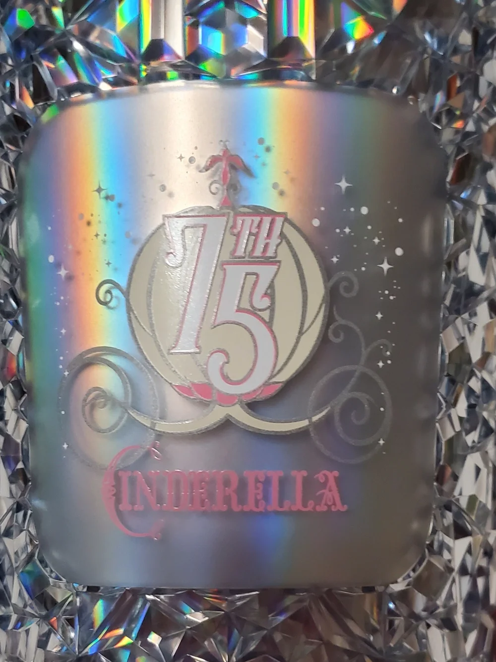 Disney Starbucks Cinderella 75th Anniversary Tumbler With Straw Topper